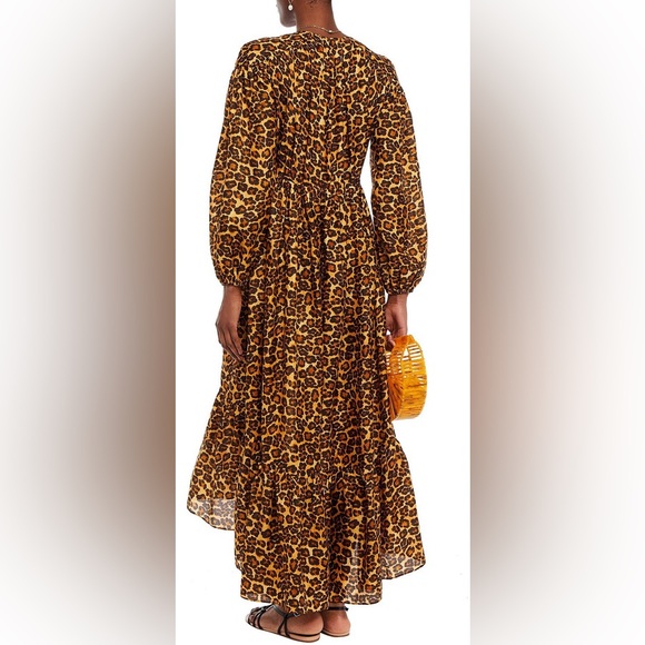Zimmerman Leopard silk crepe de chine Maxi Dress NWT - Picture 4 of 4